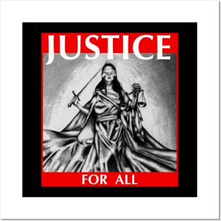 Themis Tee Support Justice T Shirt Trendy Lady Justice Gift Posters and Art